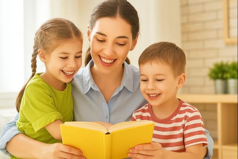 Teen learning basic caregiving and safety skills with supervision.